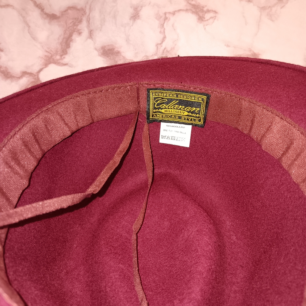 Callaway Scarlet Wool Fedora Hat - Picture 4 of 4